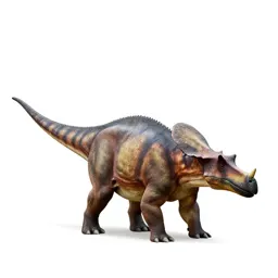 Ankylosaurus with its club tail
