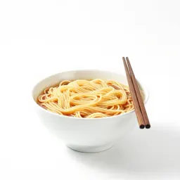 Bowl of noodles with chopsticks