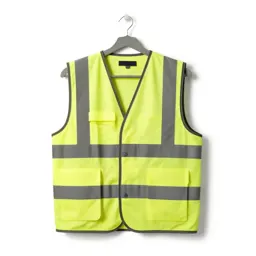 Hi-vis vest on a hook