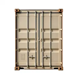 Shipping container door