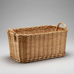 Changing table with baskets