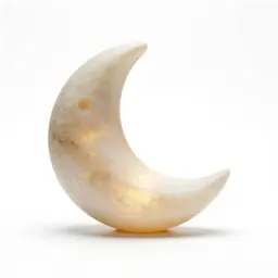 Night light shaped like a moon