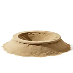 Sandpit with a lid