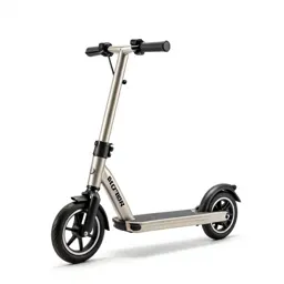 Scooter with a folding stem