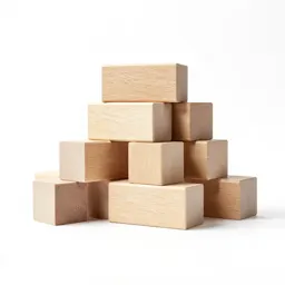 Soft building block set