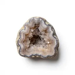 Geode with calcite