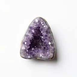Amethyst geode half