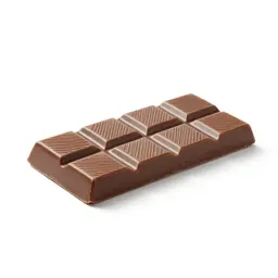 Chocolate bar in foil