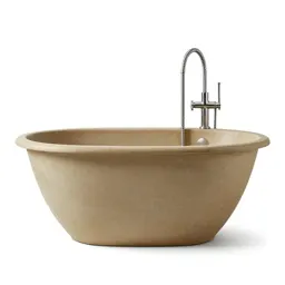 Bathing tub with a hose