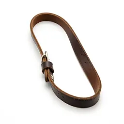Leather dog lead