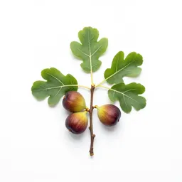 Fig branch with fruit