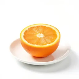 Blood orange halved