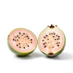Feijoa cut in two