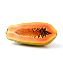Papaya halved