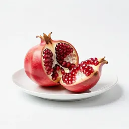 Pomegranate broken open