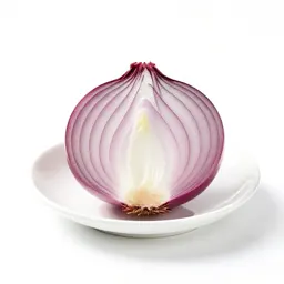 Red onion halved