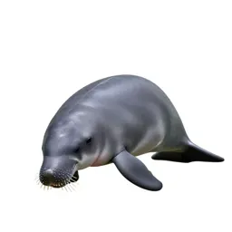 Dugong grazing