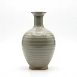 Ceramic vase with a narrow neck