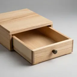 Jewellery box with a lift-out tray