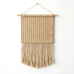 Woven wall hanging