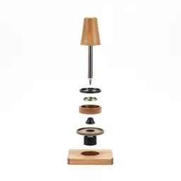 Soldering iron with a stand