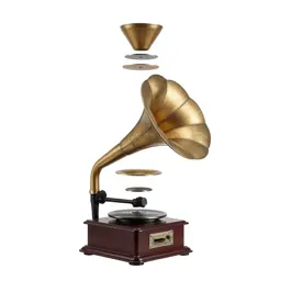 Phonograph with a horn