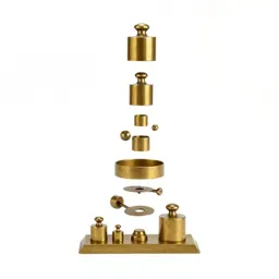 Scale with brass weights