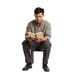 River merchant with a ledger
