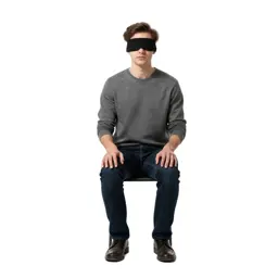 Oracle with blindfolded eyes