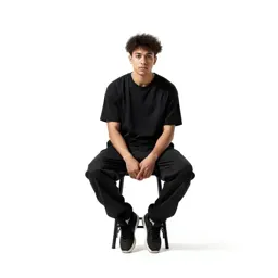 Breakdancer freezing a pose
