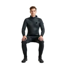 Marine biologist in a wetsuit