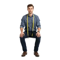 Tailor with a tape measure