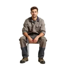 Vineyard worker with secateurs