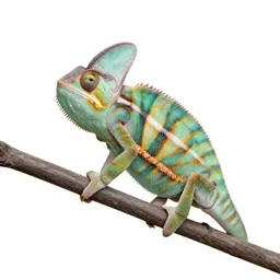 Chameleon on a branch