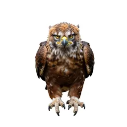 Griffin perched