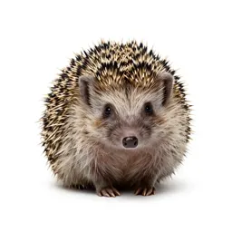 Hedgehog curled up