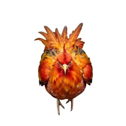 Phoenix in flame