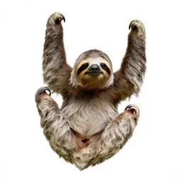 Sloth hanging