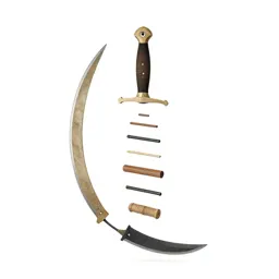 Curved scimitar