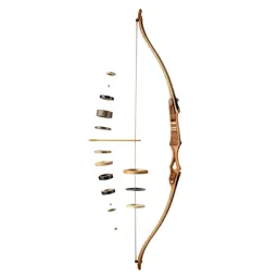 Longbow with a quiver