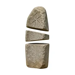 Rune-carved standing stone