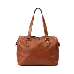 Leather satchel