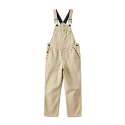 Pair of canvas overalls