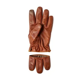 Pair of leather gloves