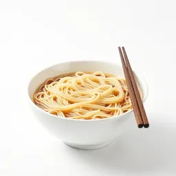 Bowl of noodles with chopsticks