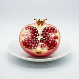 Pomegranate halved