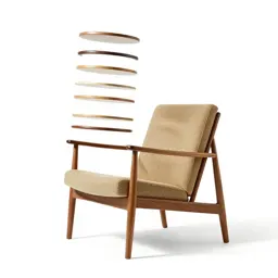 Mid-century lounge chair