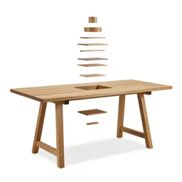 Trestle table