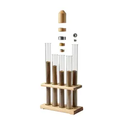 Propagation station with glass tubes
