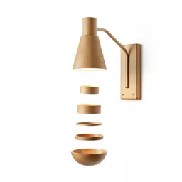 Swing-arm wall lamp